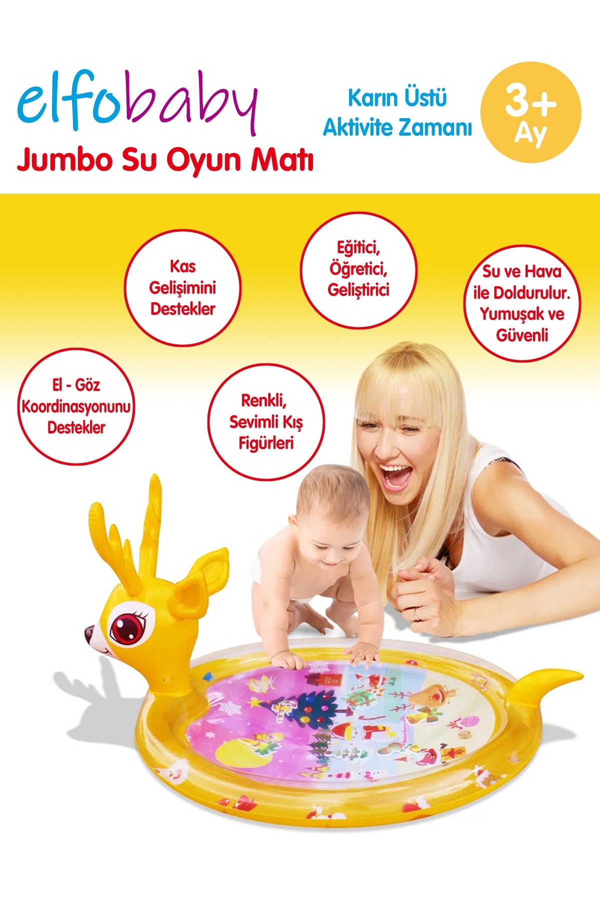 Deer Baby Water Play Mat (Jumbo)