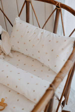 Park Bed Duvet Cover Set (80X120) | Daisy Leaves
