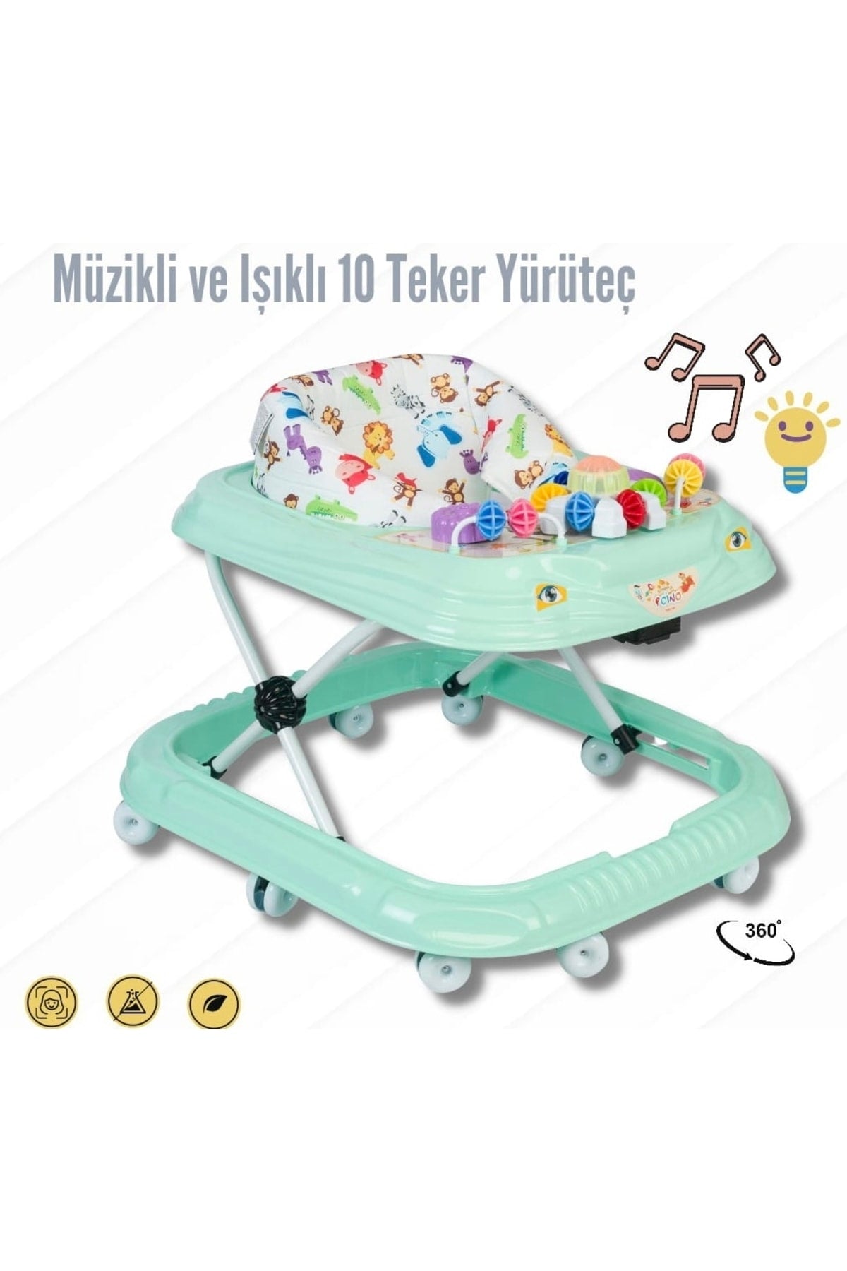 Musical And Lighted Walker 10 Leg Spider Model Yrtç22