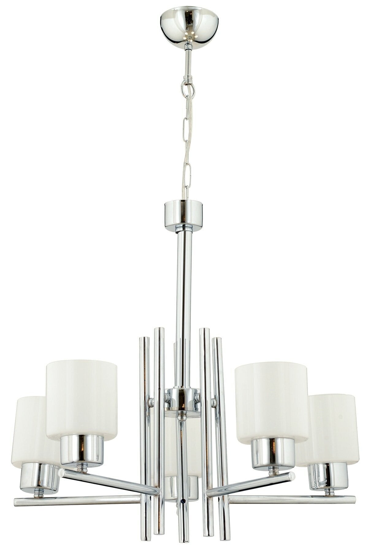 Odesa 5 Piece Chrome Plated Modern Bedroom Kitchen Living Room Chandelier