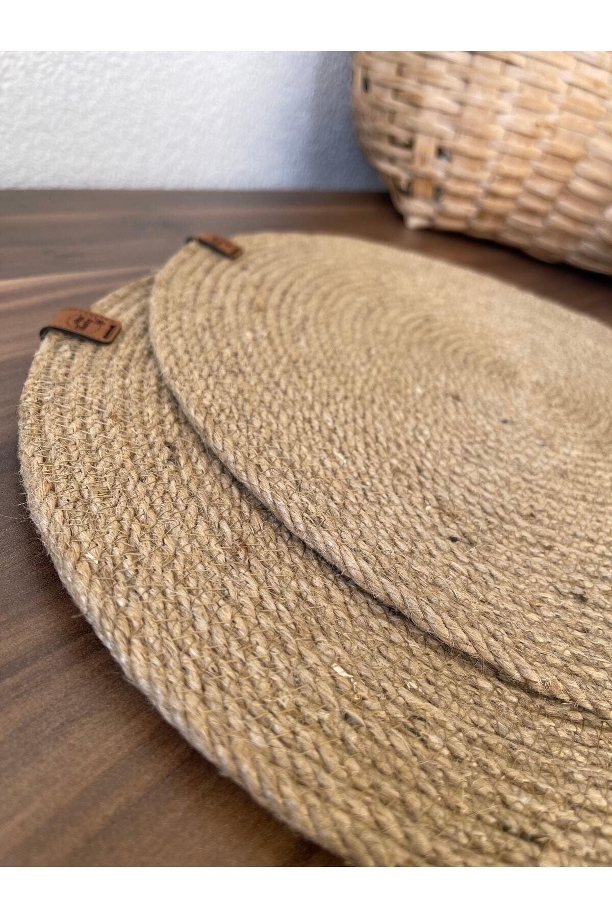 2 Pieces 32cm Straw Jute Rope Supla / Placemat - Swordslife