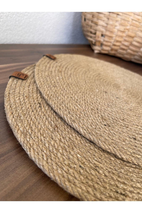 2 Pieces 32cm Straw Jute Rope Supla / Placemat - Swordslife