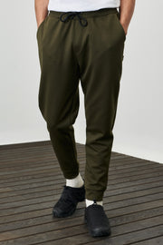 Men'S Khaki Standard Fit Normal Cut Waist And Elastic Elasticated Comfortable Sports Sweatpants