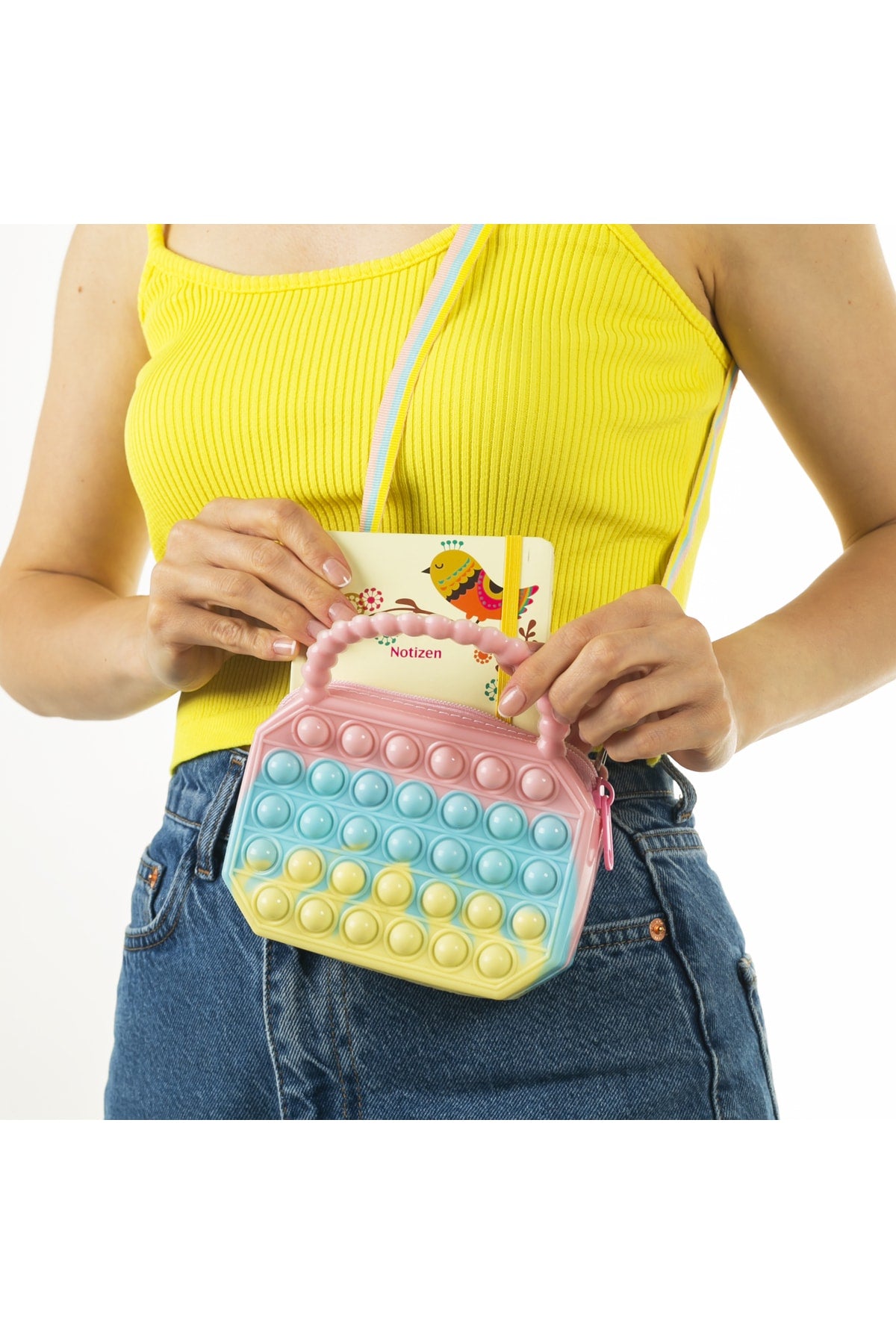 Silicone Popit Shoulder/Hand Bag