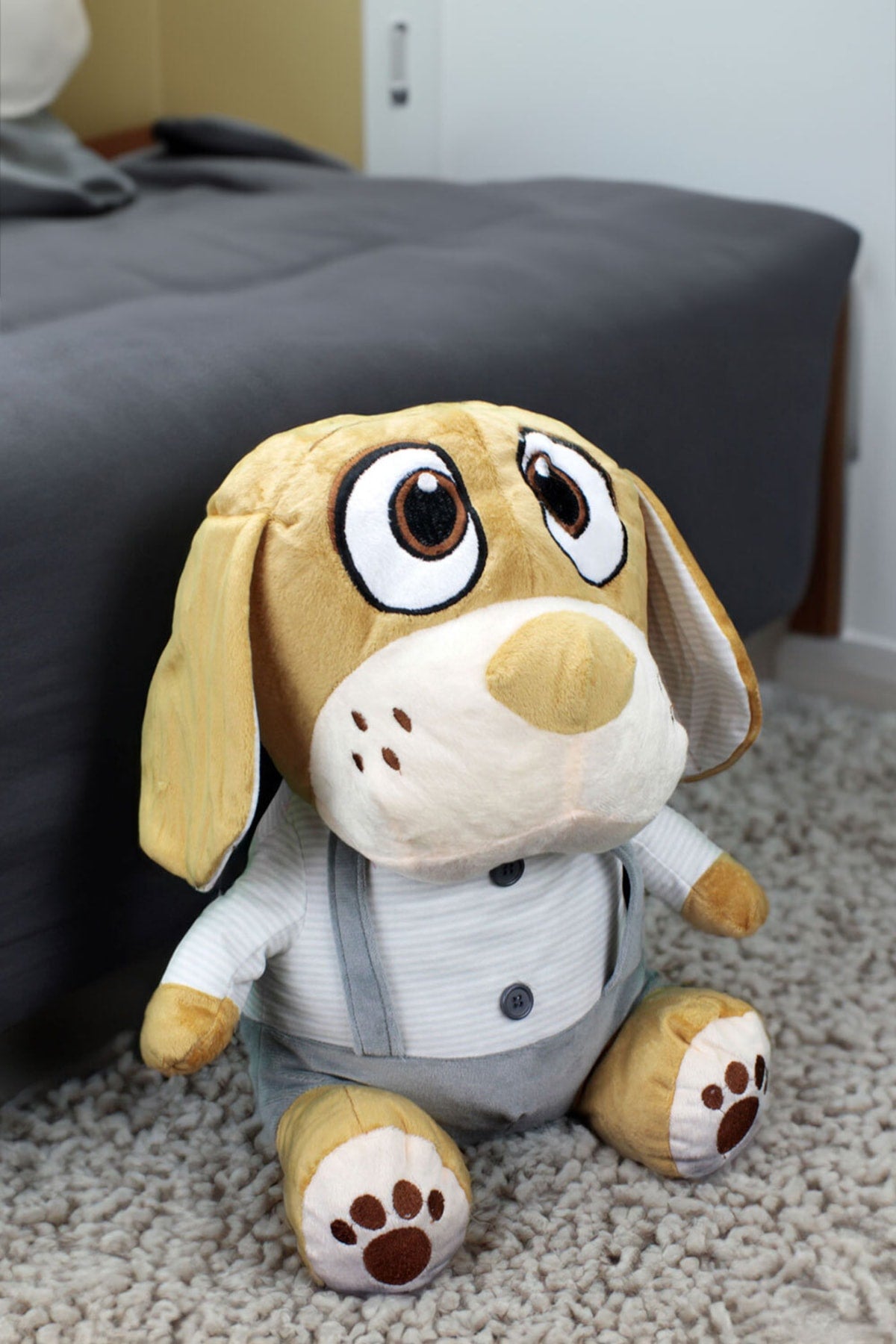 Dog Plush In Dress 40Cm