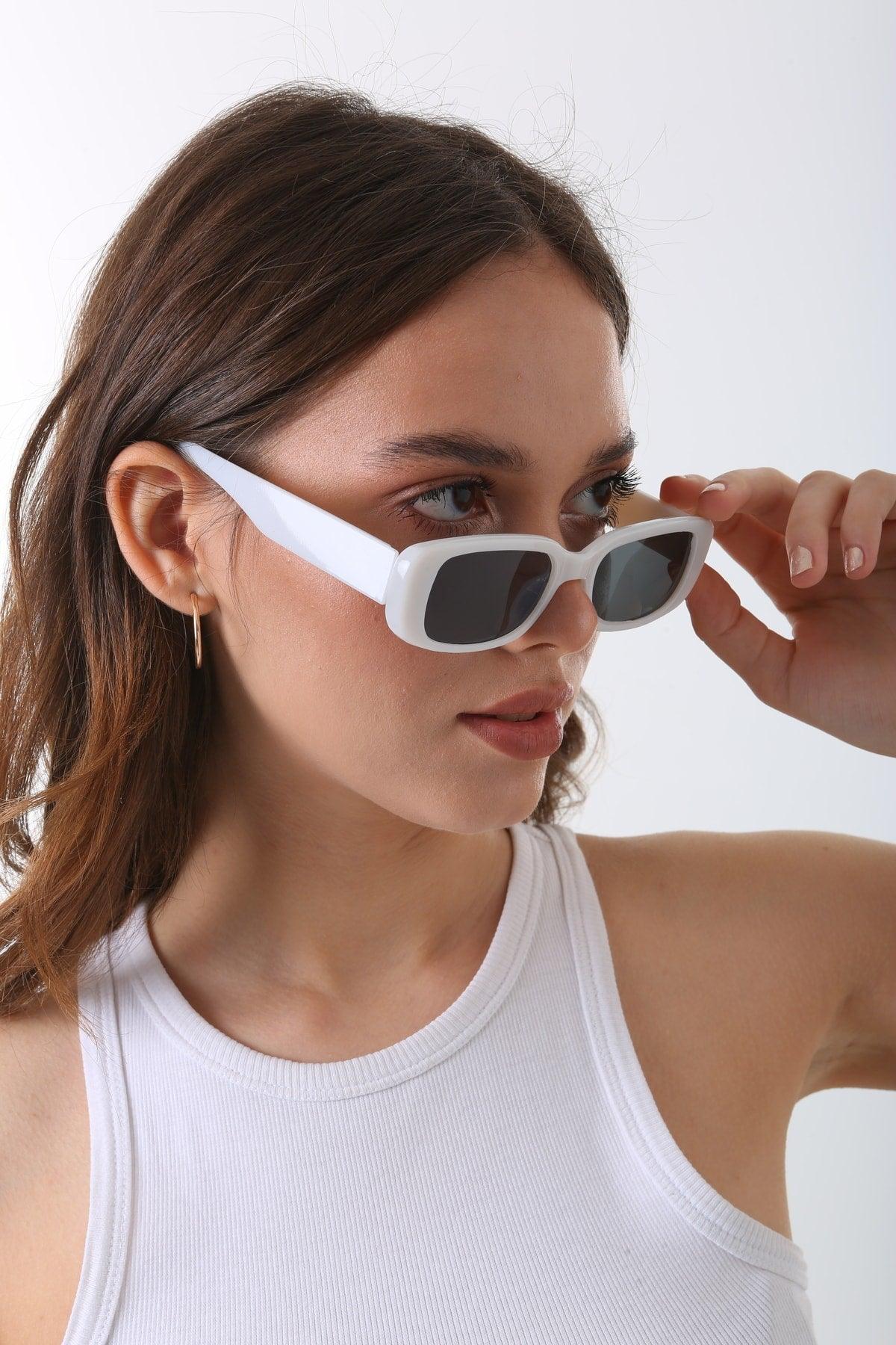 New Season Unisex Rectangle Sunglasses - Swordslife