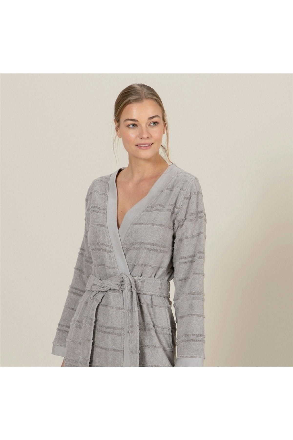 Unisex Bathrobe Warm Gray - Swordslife