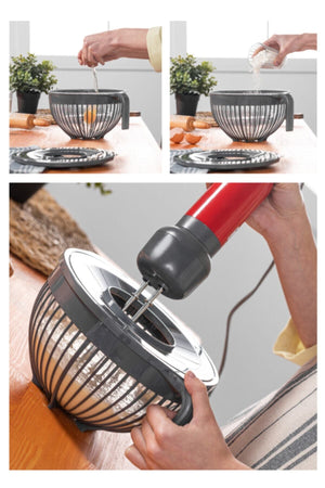 Linea Mixer Bowl With Lid 3 Liter Black