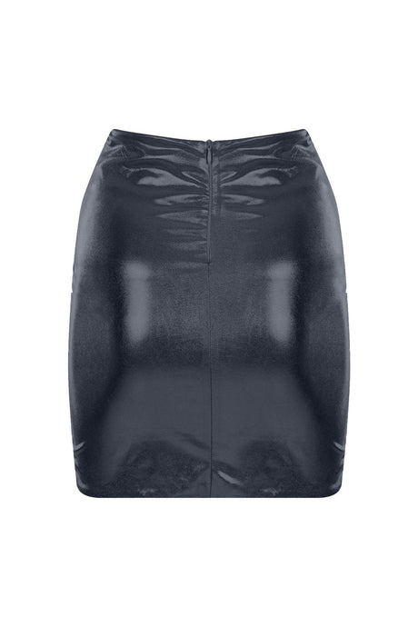 Shine Black Mini Skirt - Swordslife