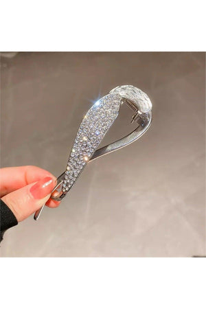 So-much Women's Crystal Metal Hair Clip-1 - Swordslife