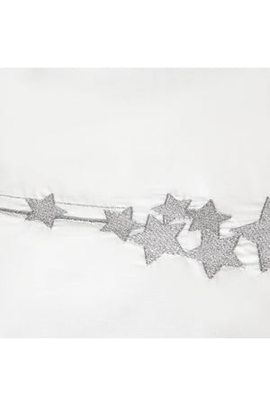 Lucky Star Silver Embroidered Private Baby Set