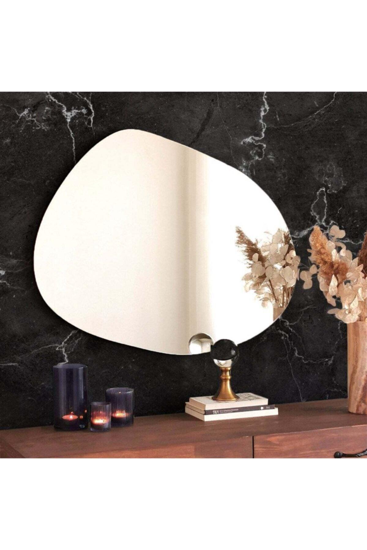 California Asymmetric Mirror Console Dresuar Hallway Decor Mirror 75*55 - Swordslife