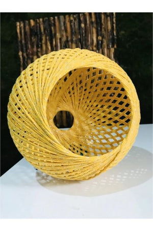 Pendent Ball Yellow Chandelier