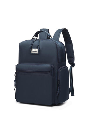 Smartbags School Size Laptop Backpack With Eyes 2022-3124 Navy Blue