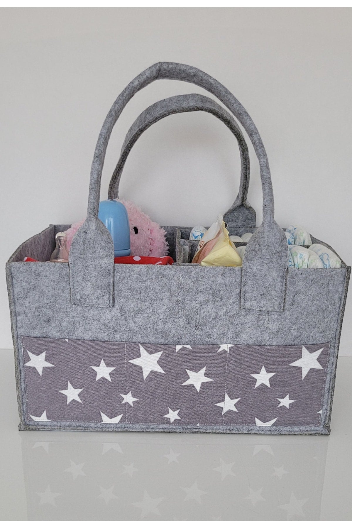 Handmade Multi-Purpose Felt Mother Baby Care And Organizer Bag Functional Organizer