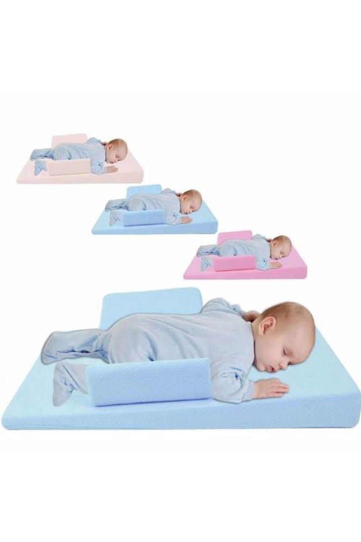 Blue Baby Reflux Pillow - Baby Reflux Bed