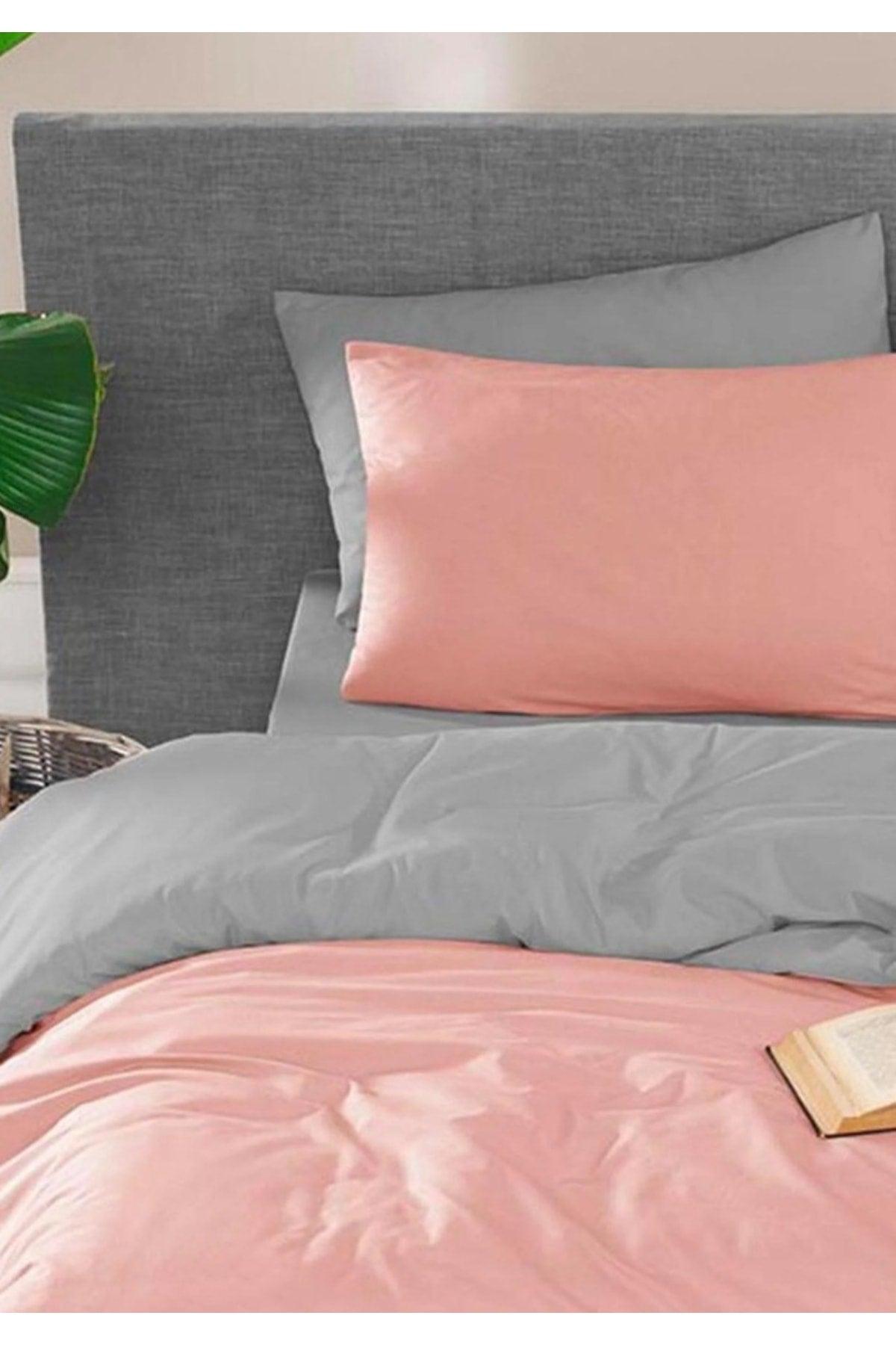 Basic Exotic Salmon Double Duvet Cover Set 200x220 Cm Salmon Tyc007823067812023777 - Swordslife