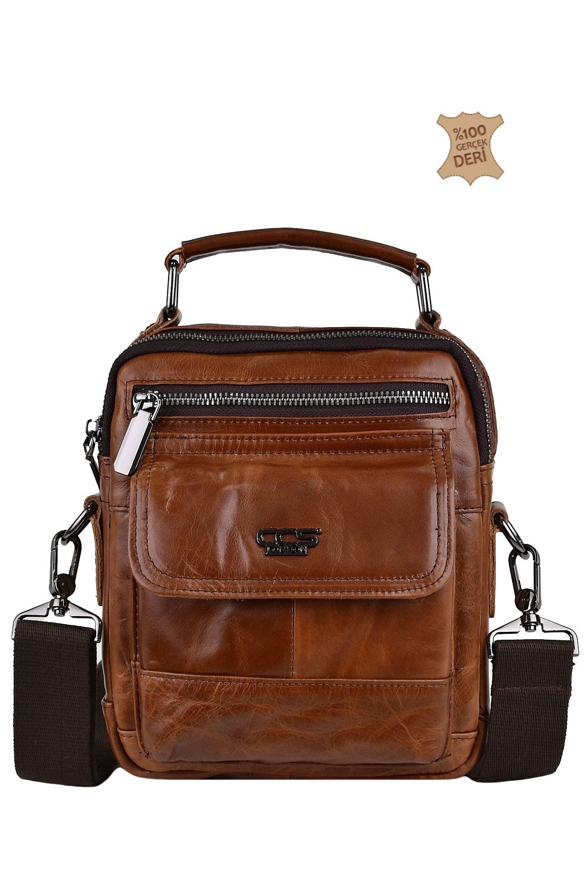 Ççs Multi Eyed Genuine Leather Men'S Bag 31441