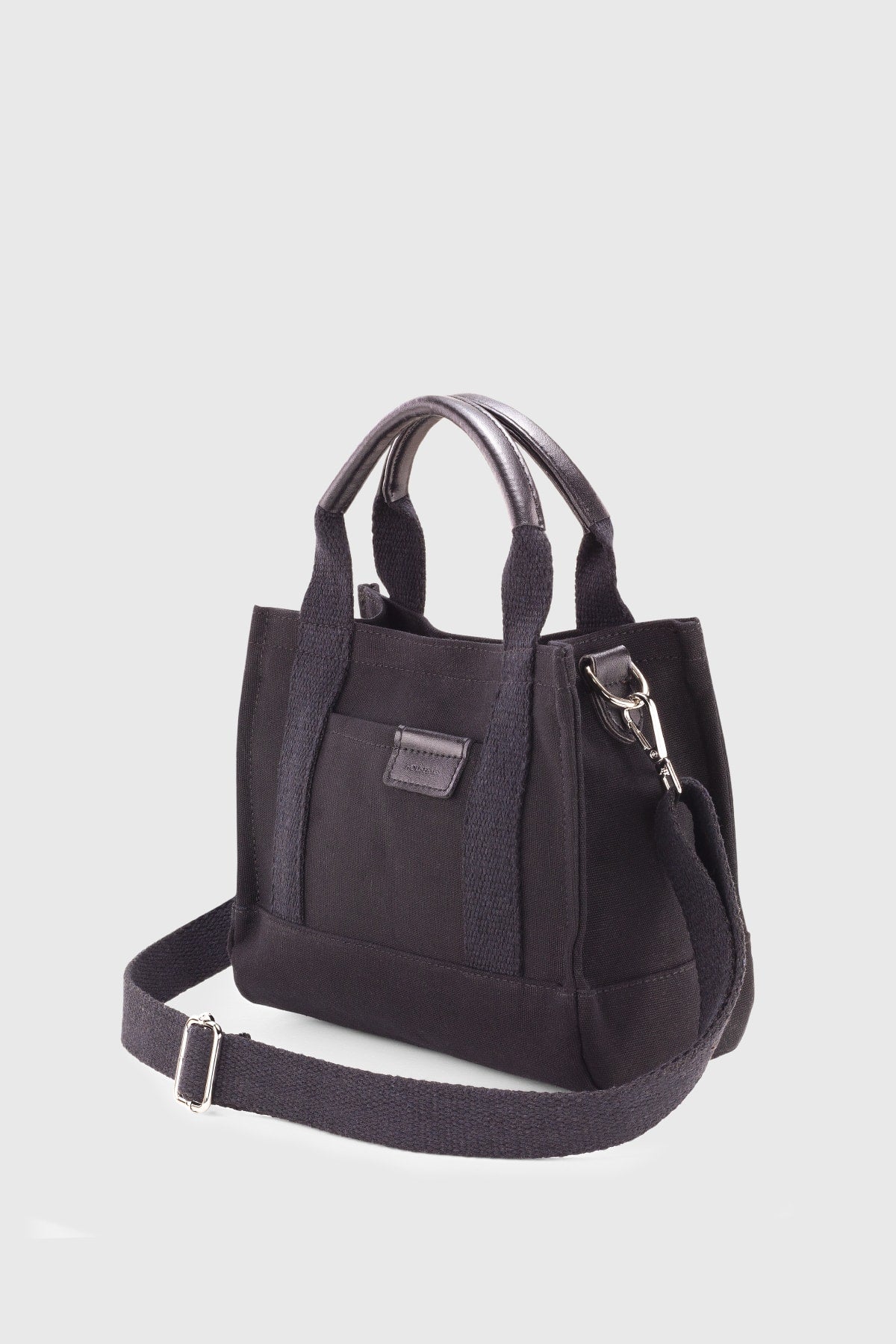 Women'S Black Canvas Tote Bag 232