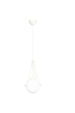 Lapis Single White-White Glop Glass