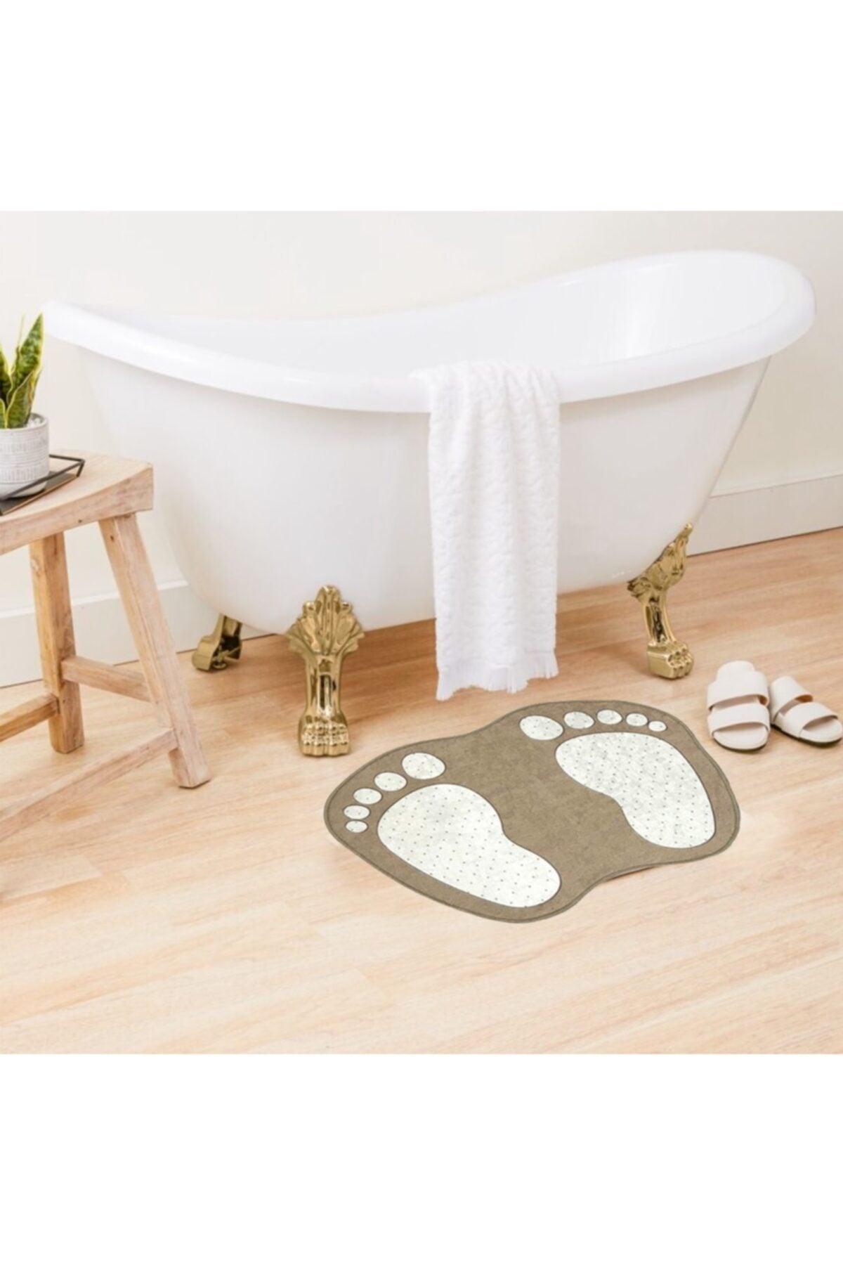 Footprint Pattern Bath Mat 40cmx60cm - Swordslife