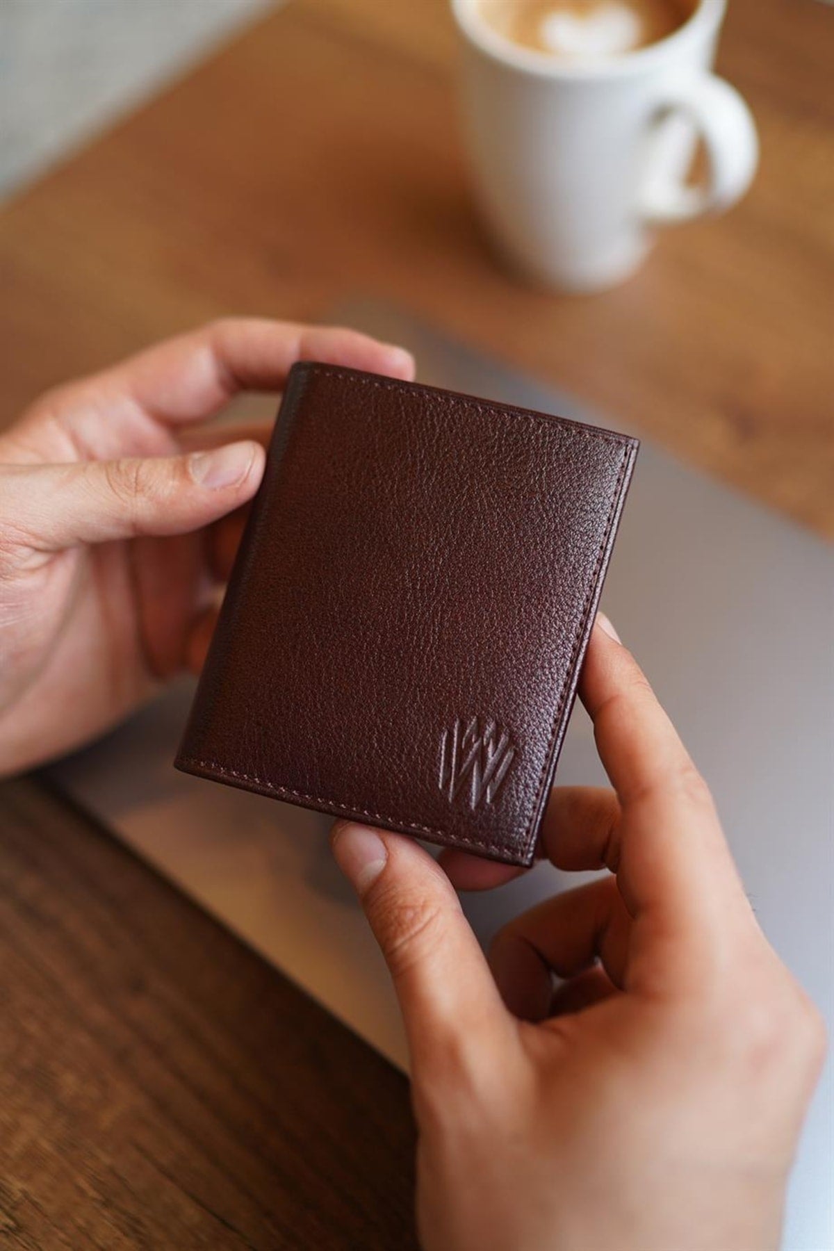 Lisande Genuine Leather Kibar Men'S Wallet Brown