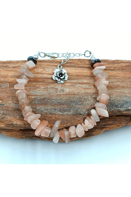 Natural Stone Sunstone Broken Natural Stone Bracelet Women's Bracelet - Swordslife