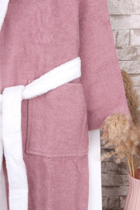 100% Cotton Hooded Embroidered Girl's Bathrobe - Swordslife