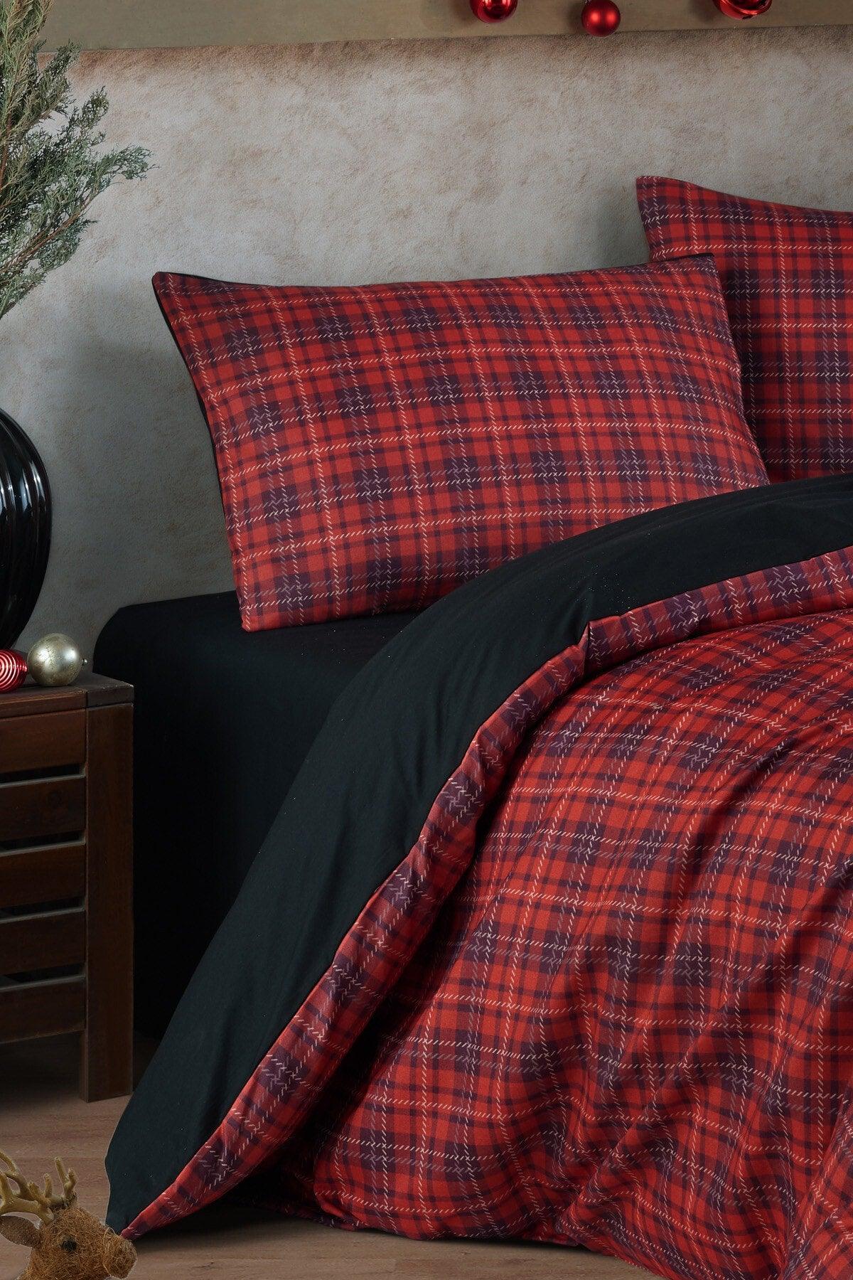 Mature Duvet Cover Set Double Scottish Red - Swordslife