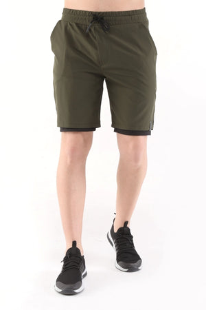 Men'S Running Quick Dry Micropoly Training Turf Fitness Short Tights Outdoor Shorts