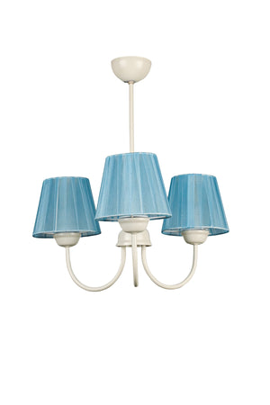 Ova 3Rd Chandelier White Blue Hat