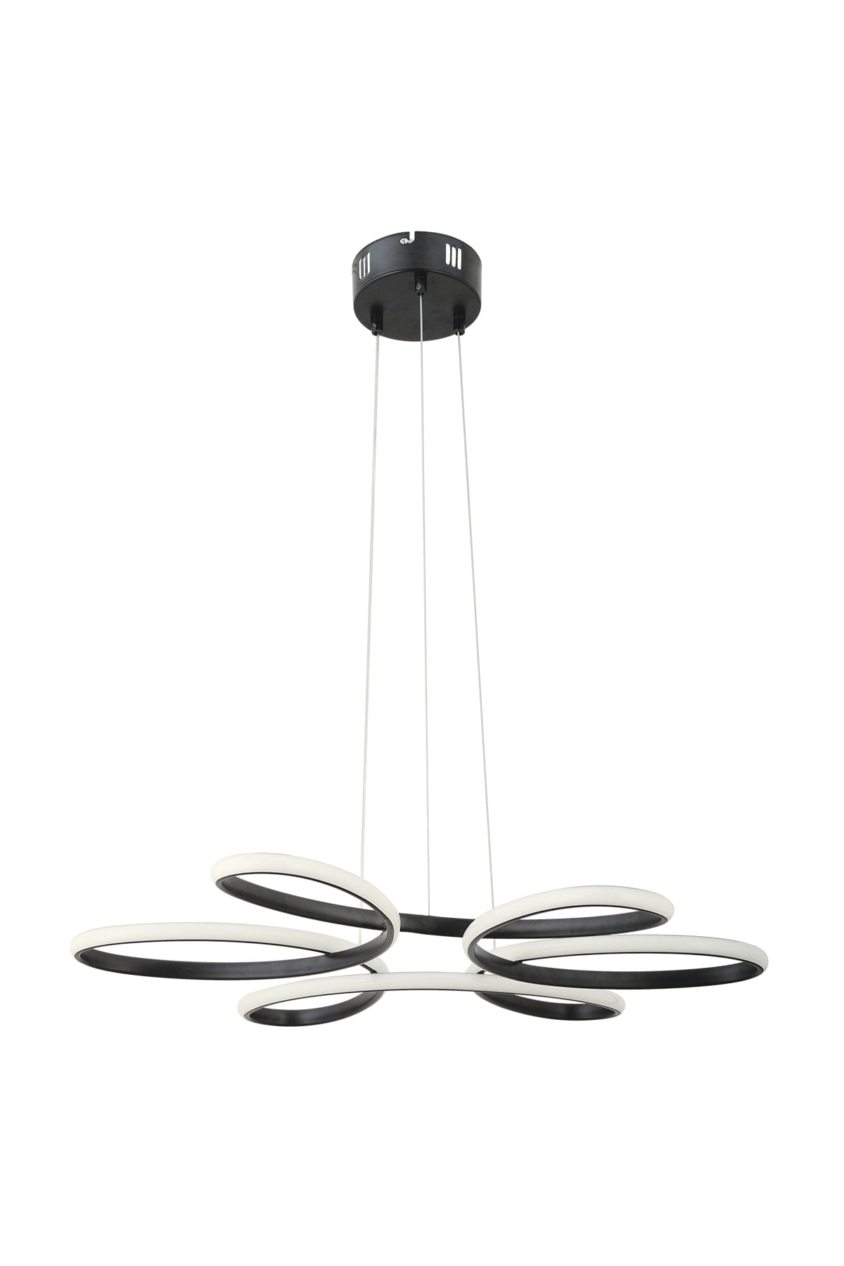 Flora Black Modern Pendant Lamp LED Chandelier