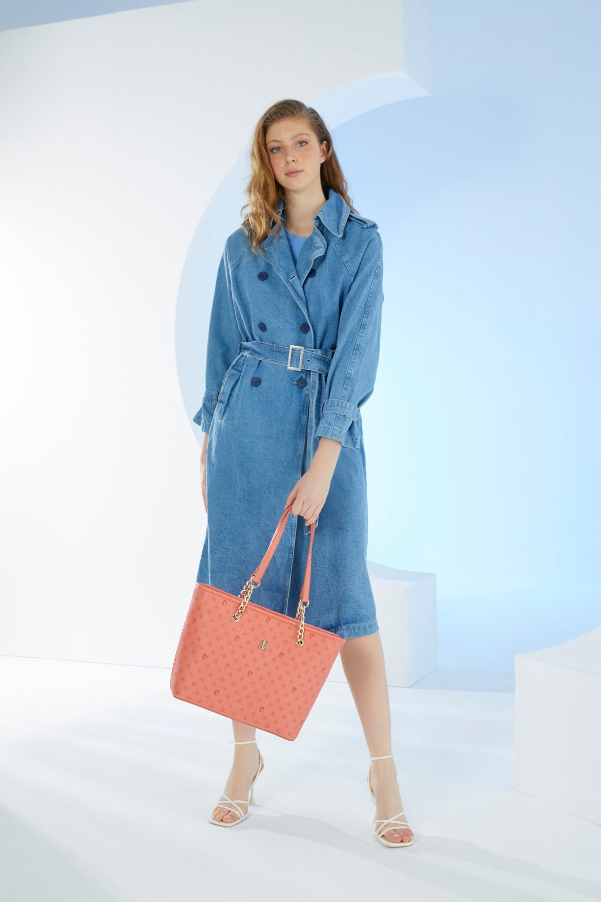 Coral Monogram Women'S Shoulder Bag 05Po22Y1546