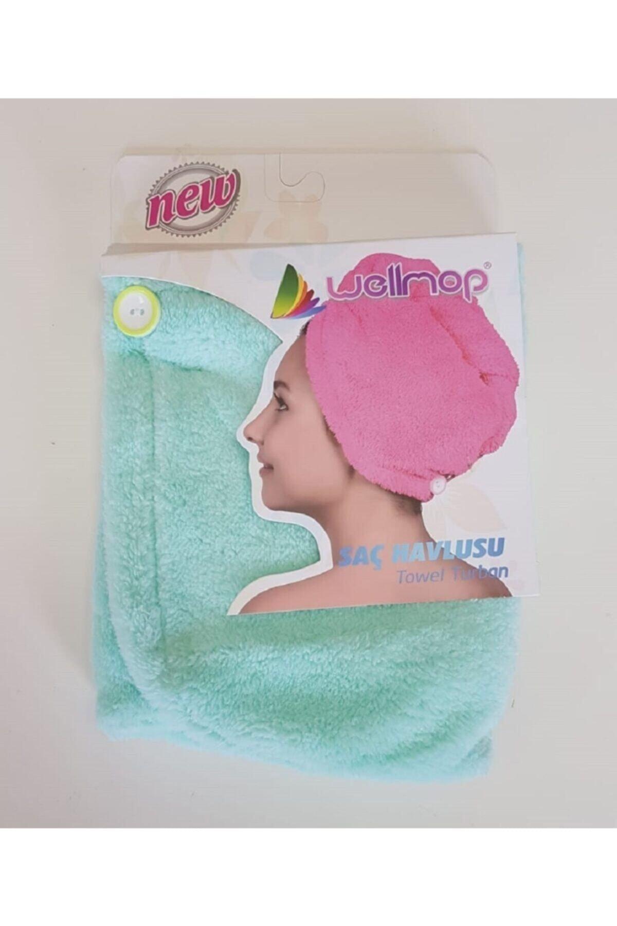 Microfiber Button Hair Towel Hair Cap Turban Towel - Swordslife