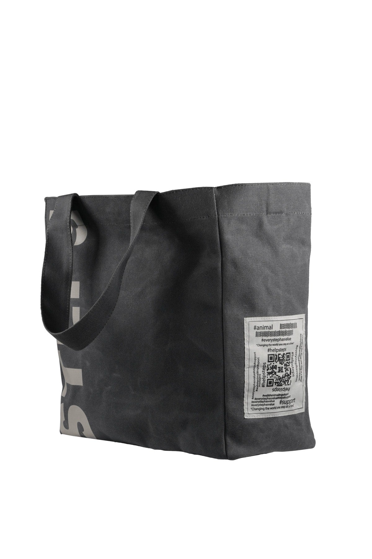 Helpsteps Waxed Canvas Hand And Shoulder Bag