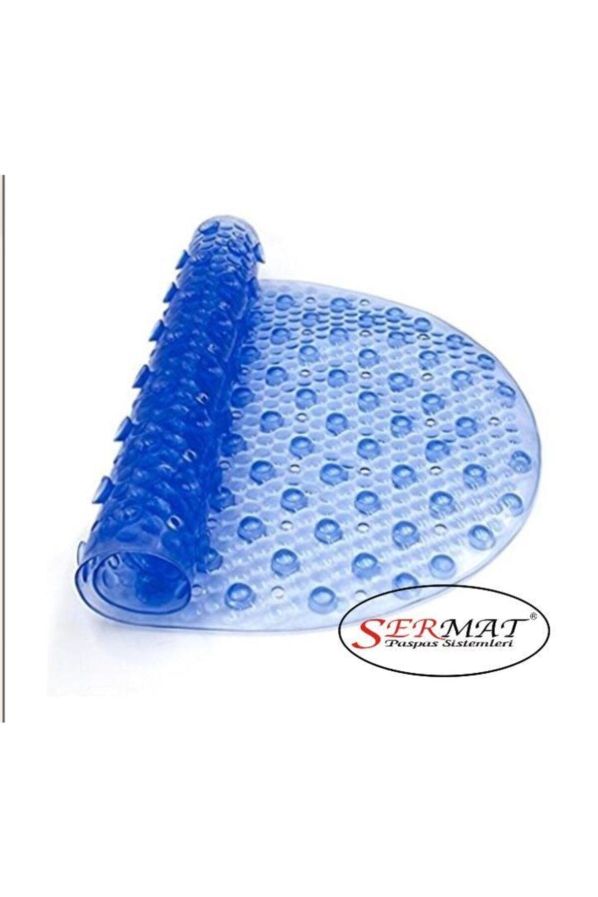 Blue Bathroom Bathtub Shower Cabin Anti-Slip Suction Cup Mat 40x70 cm - Swordslife