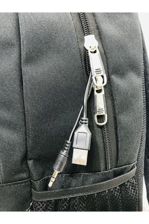 Laptop Bag With Usb Cable & Inlet 15.6 Inch Backpack