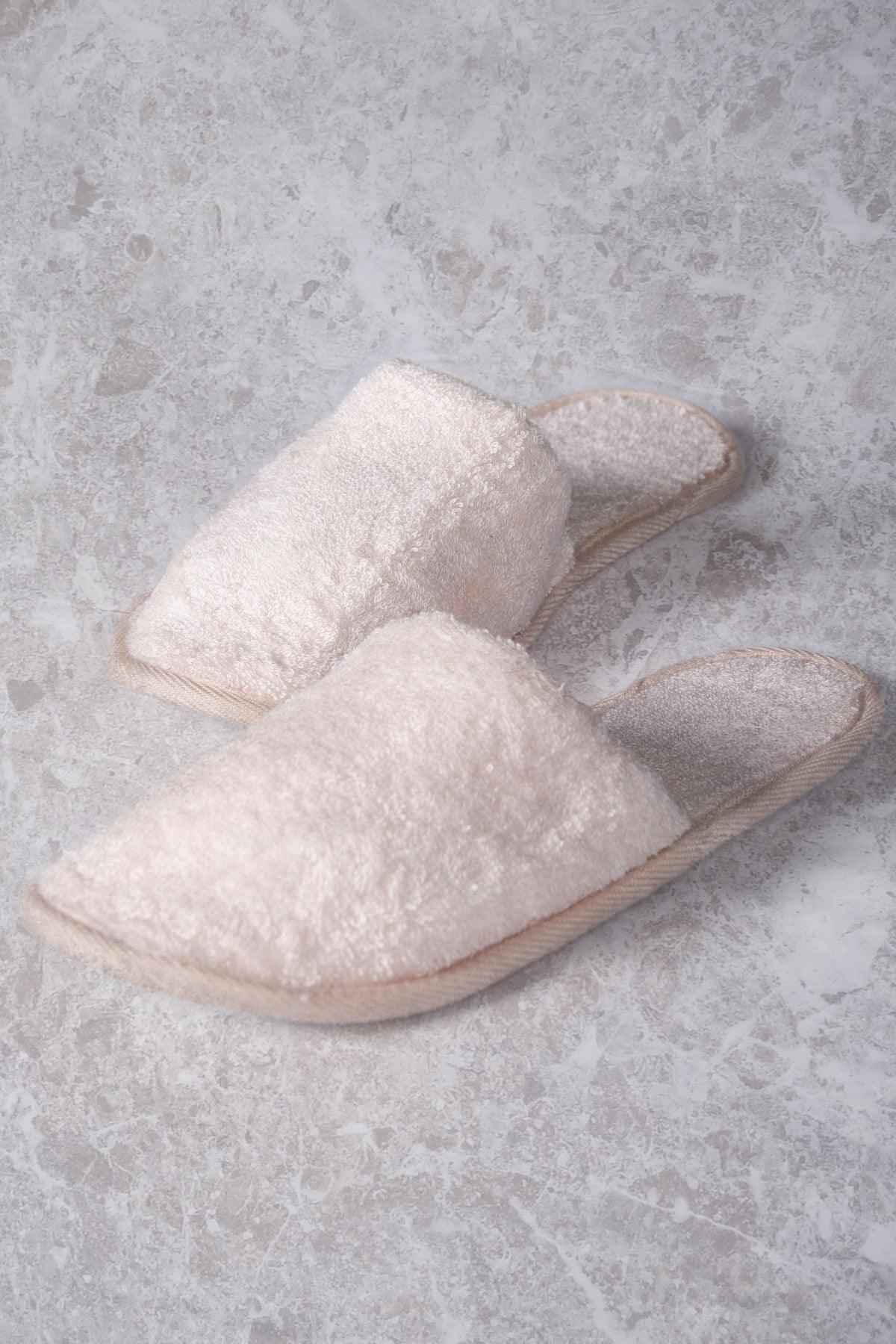 Bamboo Bath And House Slippers Comfortable Towel Slippers Travel Slippers Hospital Slippers Size 38-40 1 Piece - Swordslife