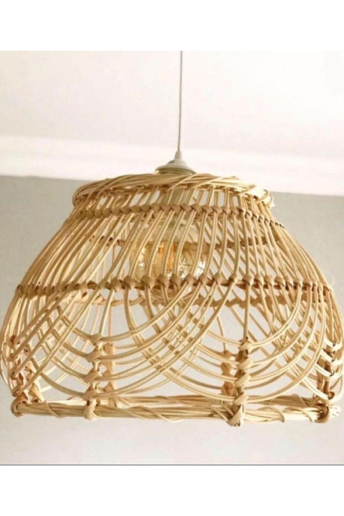 Rattan-wicker Chandelier Special Production (with holder included)