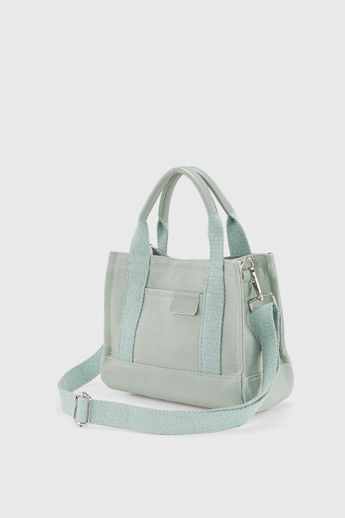 Women'S Aqua Green Canvas Tote Bag 232