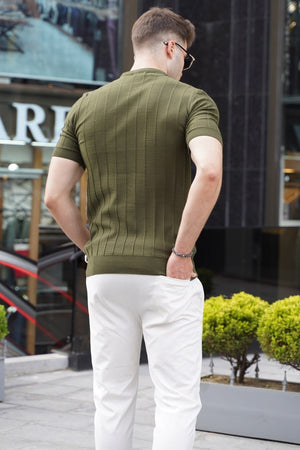 Men'S Khaki T-Shirt 5684