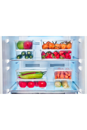 Storage Container 10 Pieces 2 Lt Lockable, Freezer, Refrigerator, Supplies, Toys, Food, Coffee, Material Box, Food