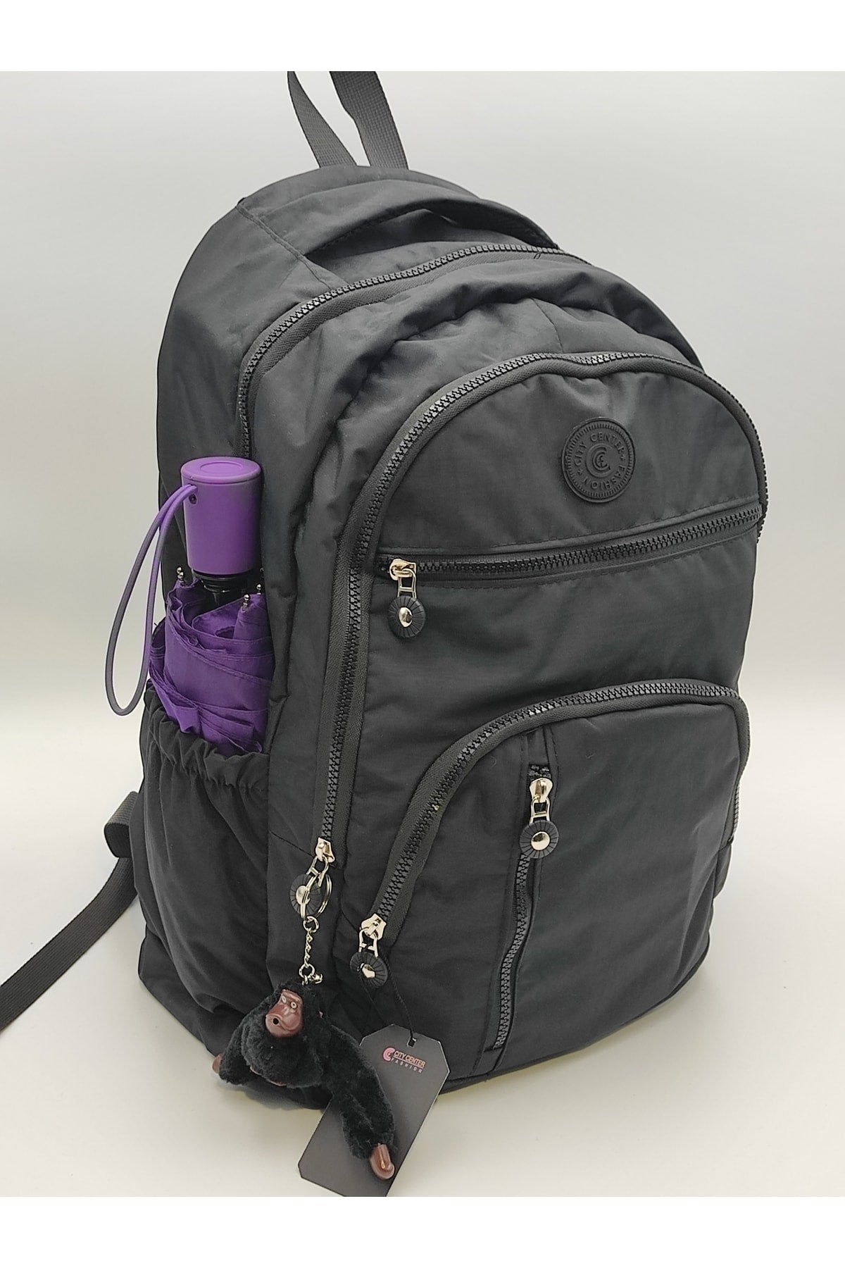 Unisex Crinkle Waterproof Fabric Large Size Multi-Cell School And Travel Backpack Cty-Lbn-101