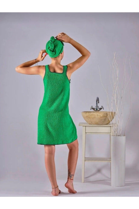 Hanging Bathrobe And Towel Bonnet | Bathrobe Set | Sauna Set | Beach Dress | Dressing gown - Swordslife