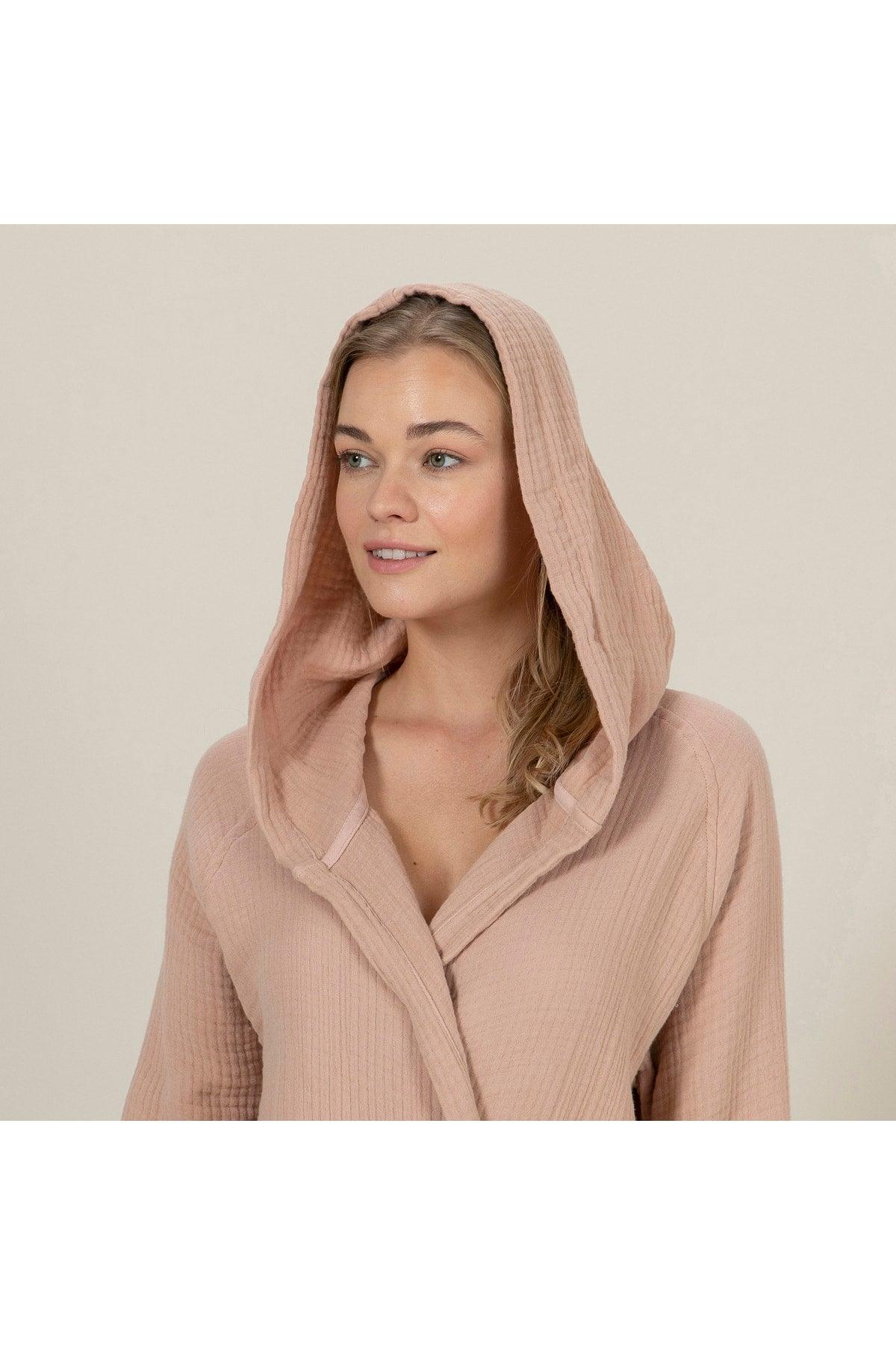 Armin Unisex Bathrobe Dark Salmon - Swordslife