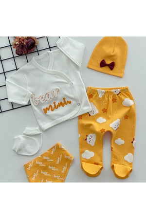 5 Piece Maternity Set (Baby Care Backpack, Hospital Exit, Chickpea Blanket, 10 Wipes And 3 Socks)