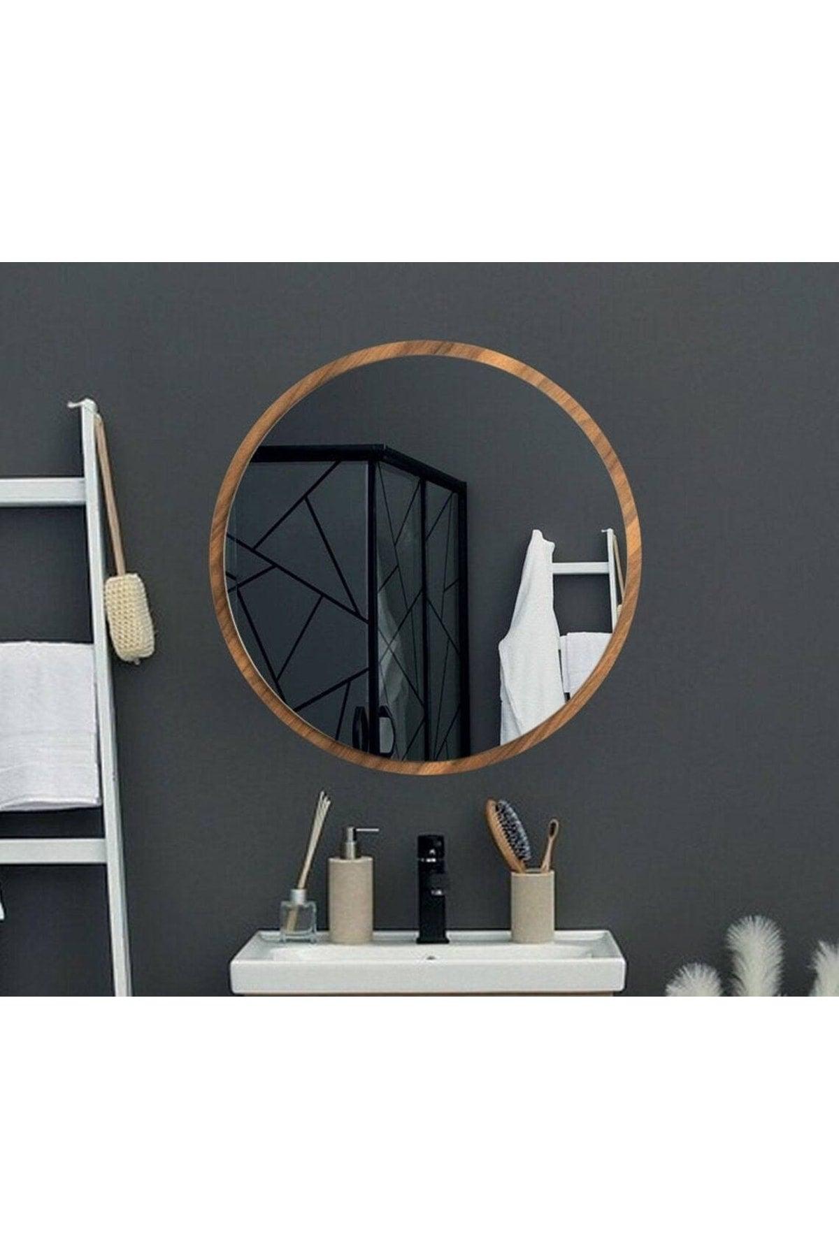 Round Hallway Hallway Corridor Wall Living Room Kitchen Bathroom Office Mirror 45 cm - Swordslife