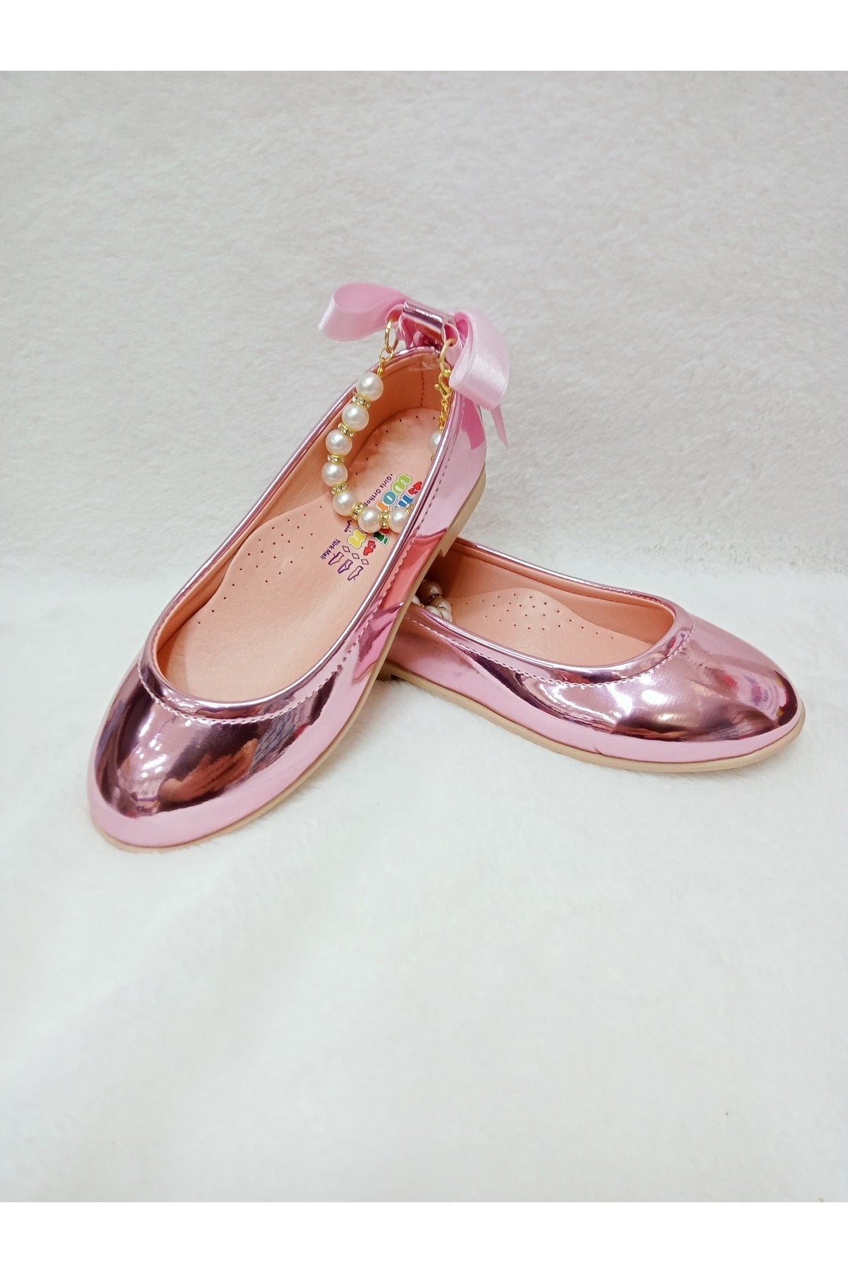 Girl's Pearl Orthopedic Flats