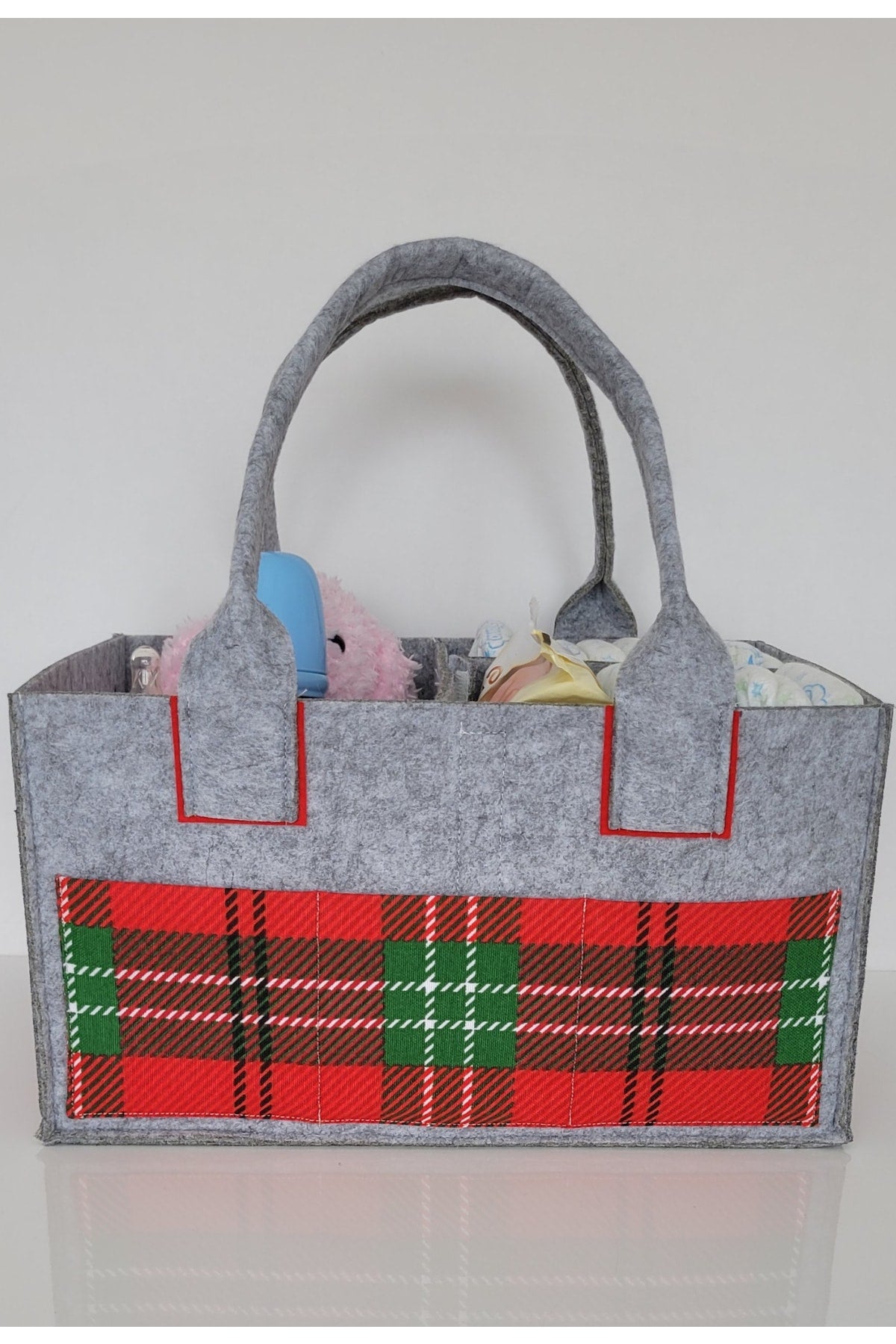 Handmade Multi-Purpose Felt Mother Baby Care And Organizer Bag Functional Organizer