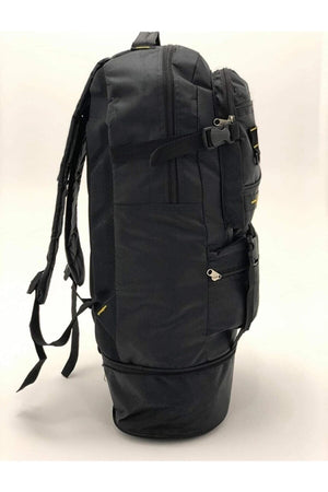 Bellows Mountaineer Black Backpack Military Bag